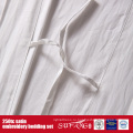 Качественное постельное белье 250TC хлопок Сатин с вышивкой элитное постельное белье для отелей